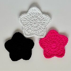 Crochet Star Coasters Set